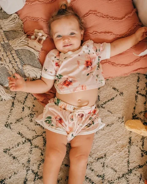 Fashion Summer Toddler Infant Baby Girl Clothes Floral T-Shirt Tops Shorts Pants Outfits Set 0-4 Y