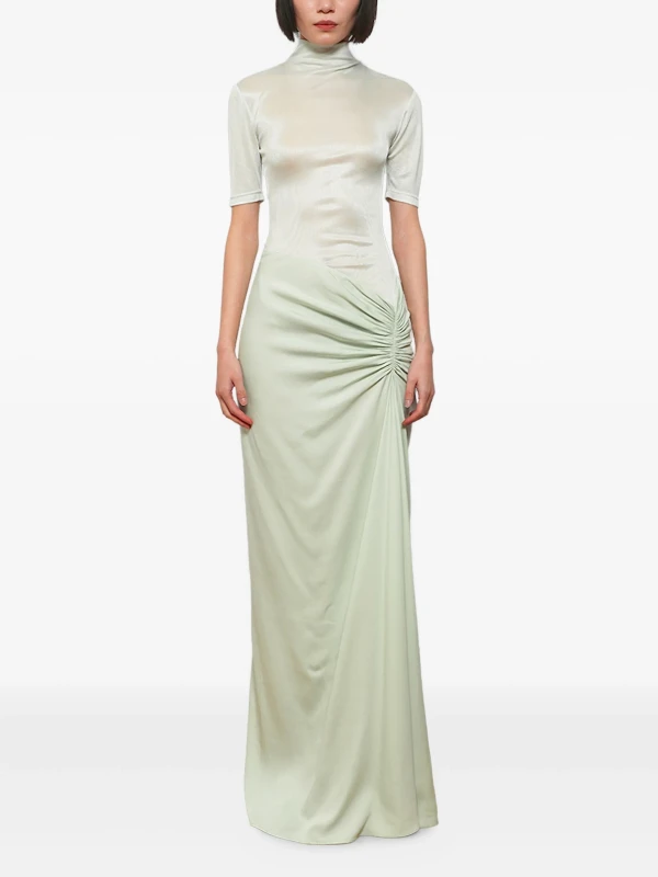 Christopher Esber Fusion ruched tee gown maxi dress