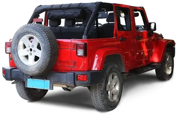 Sound Roll Bar Storage Bags Hardtop Organizer for 1955-2020 Jeep Wrangler YJ TJ JK JL & Gladiator JT Trunk, Interior Accessories, Black