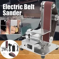 NEW UPGRADE 775 Motor 4500-9000rmin Multifunctional Grinder Mini Electric Belt Sander DIY Polishing Grinding Machine Edge Sharpener Metal Wood Sanding Machines