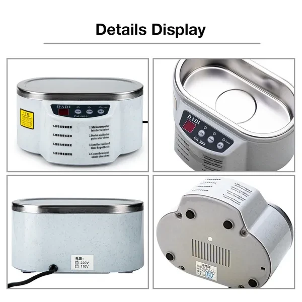 2019 Latest Smart Ultrasonic Cleaner Stainless Steel Ultrasound Wave Washing for Jewelry Glasses Ultrasound Bath Machine