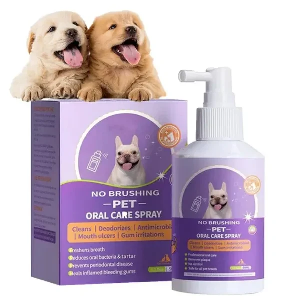 50/250/500ML Teeth Cleaning Spray for Dogs & Cats, Pet Oral Spray Clean Teeth