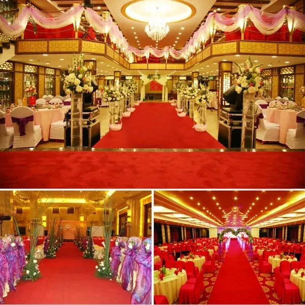 5m/10m Celebrity Floor Runner Carpet Party Wedding Disposable Scene Decoration