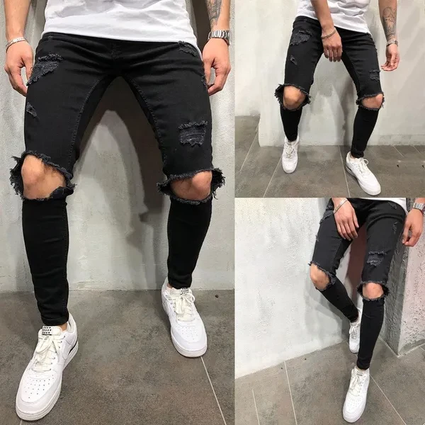 Men Breathable Jeans Polyester Autumn Other Skinny
