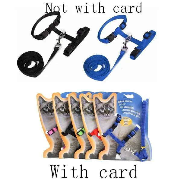 Pet Cat Harness Small Cat Rabit Kitten Belt Strap Safety Rope Adjustable Collar Leash