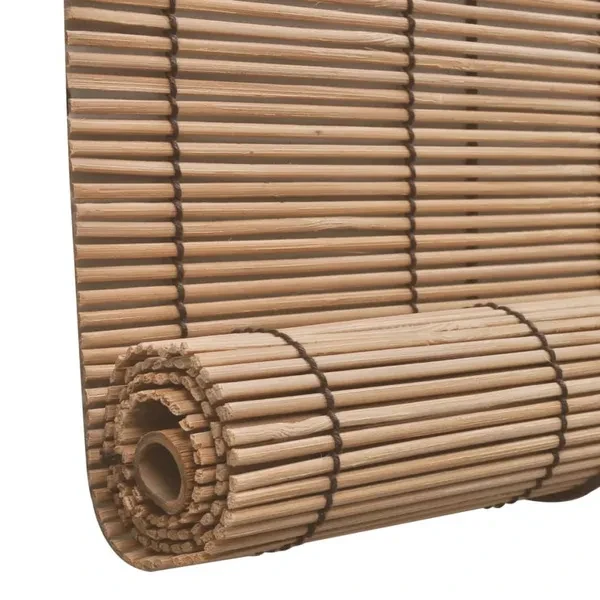 Brown Bamboo Roller Blinds 100 x 160 cm Bambusrollo Rolgordijn Bamboe Stores à Rouleaux en Bambou