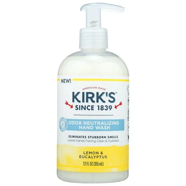 Hand Soap Lemon & Eucalyptus 12 Oz By Kirk's Natural Products