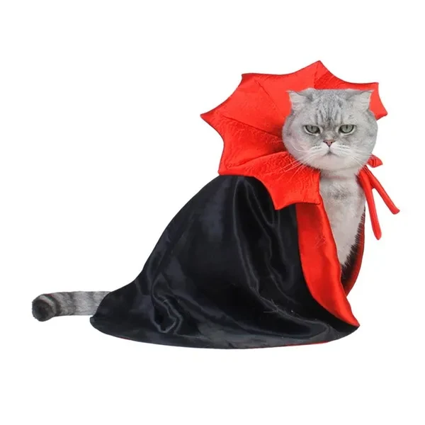 Pet Costume Funny for Vampire Cloth Party Dress Accessories Pet Supplies Cute for Vampire Costume Party Accessories for Cat Dog