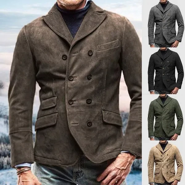 New Men's Retro Casual Jacket Men's Jacket Men's Fashion