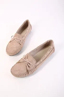 Women Flats Genuine Leather Shoes Casual Breathable Women Loafers Moccasins Slip On Woman Shoes Plus Size